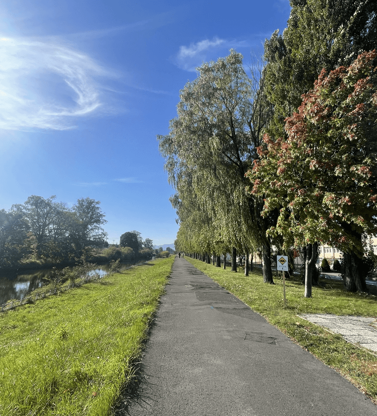 創成川の風景（現地より約400ｍ）